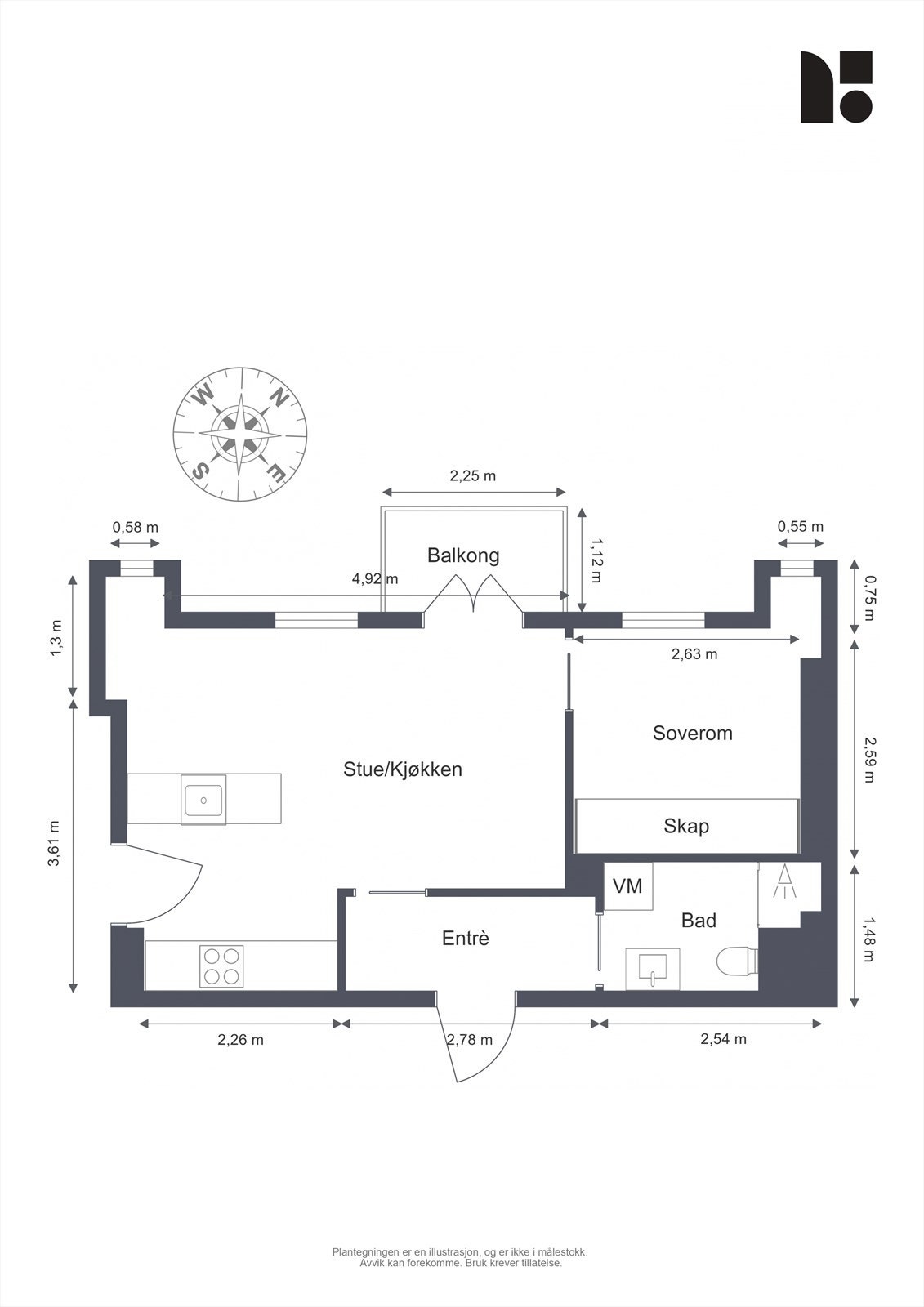 Plantegning Galleribilde