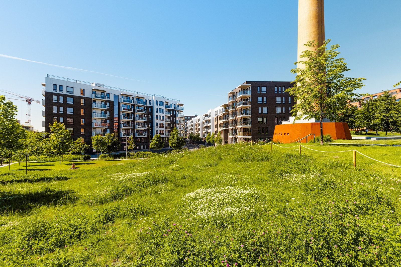 Tiedemannsparken er i umiddelbar nærhet. Galleribilde