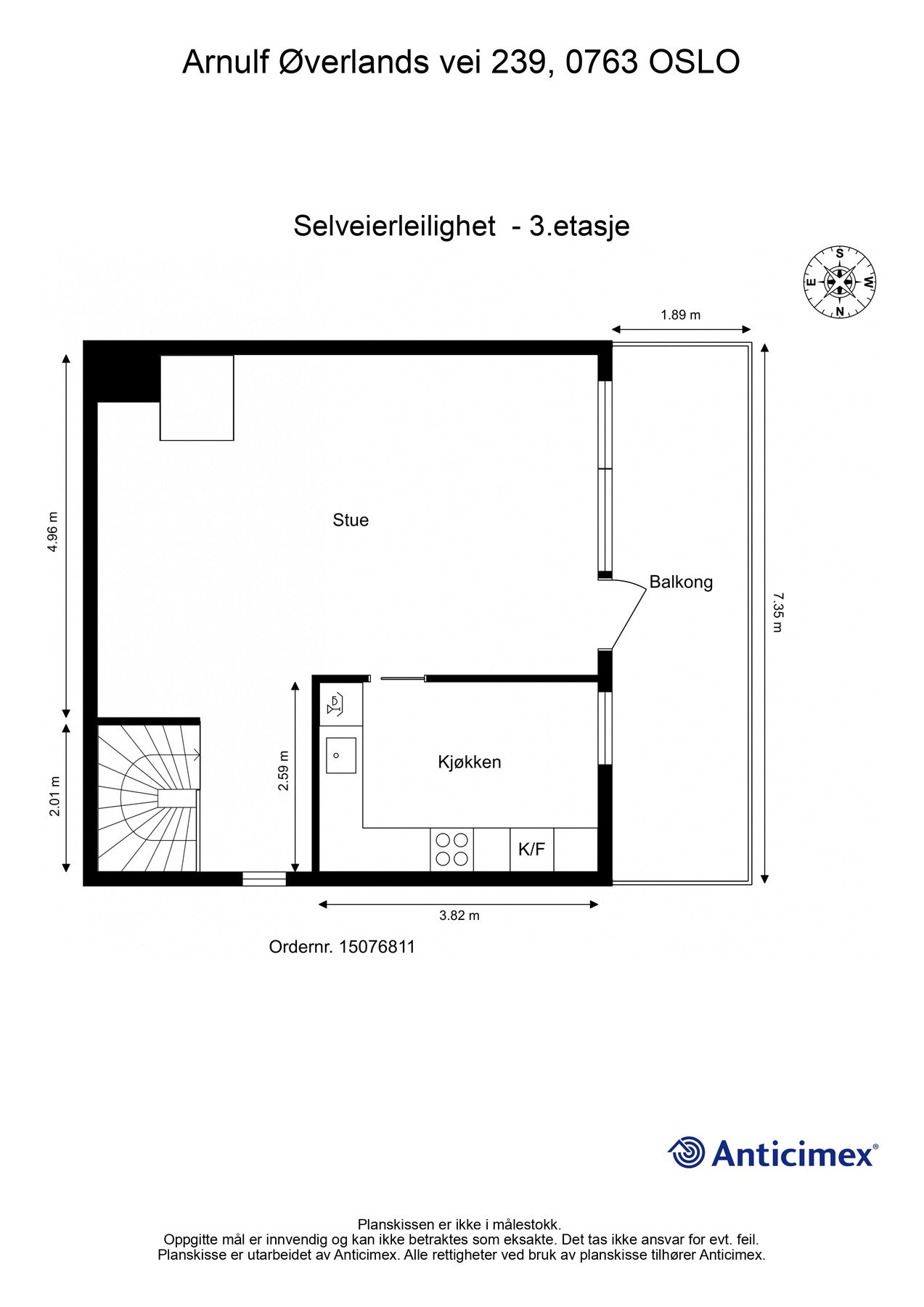 Plantegning - Plan 3. Galleribilde