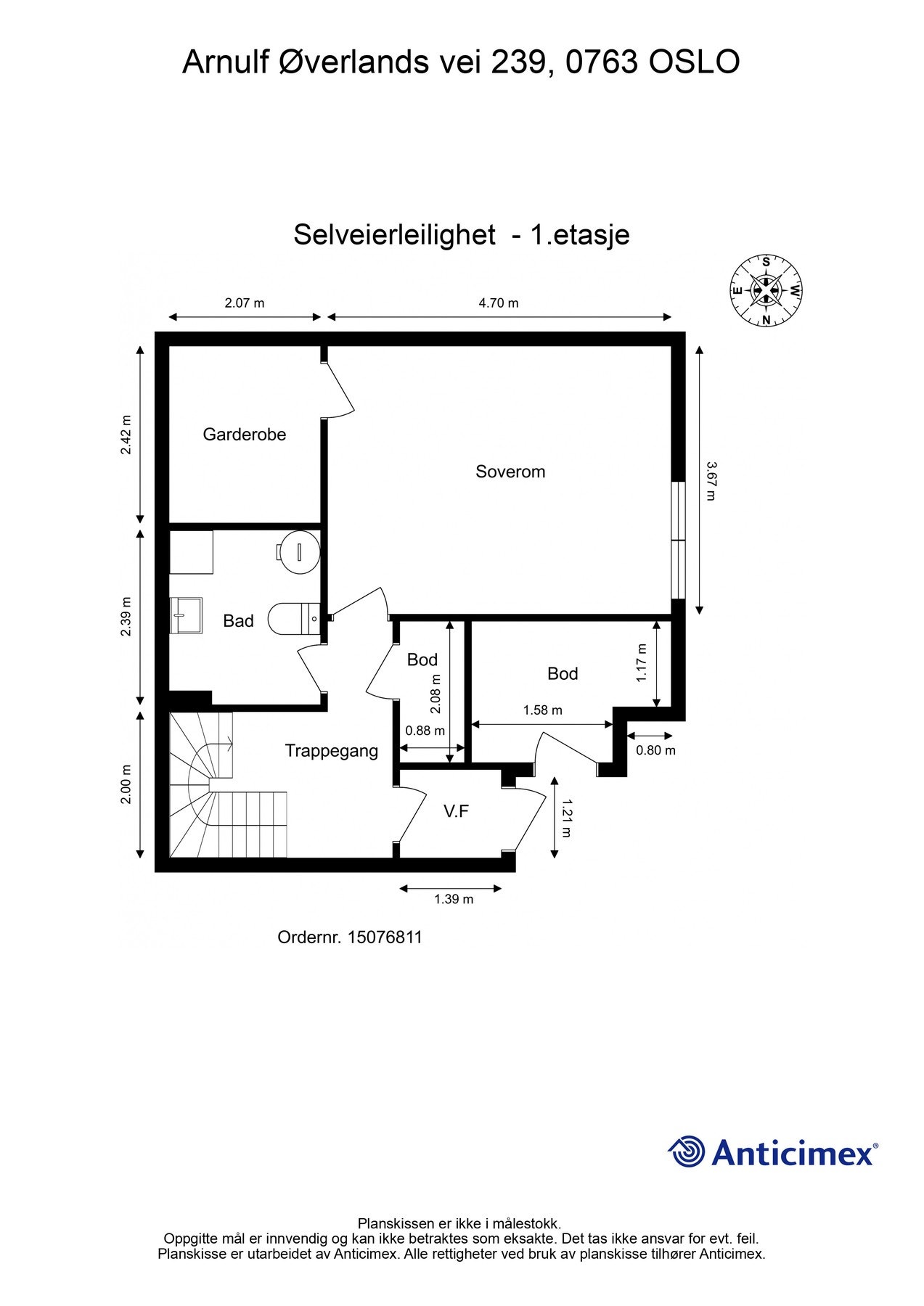 Plantegning - Plan 1. Galleribilde