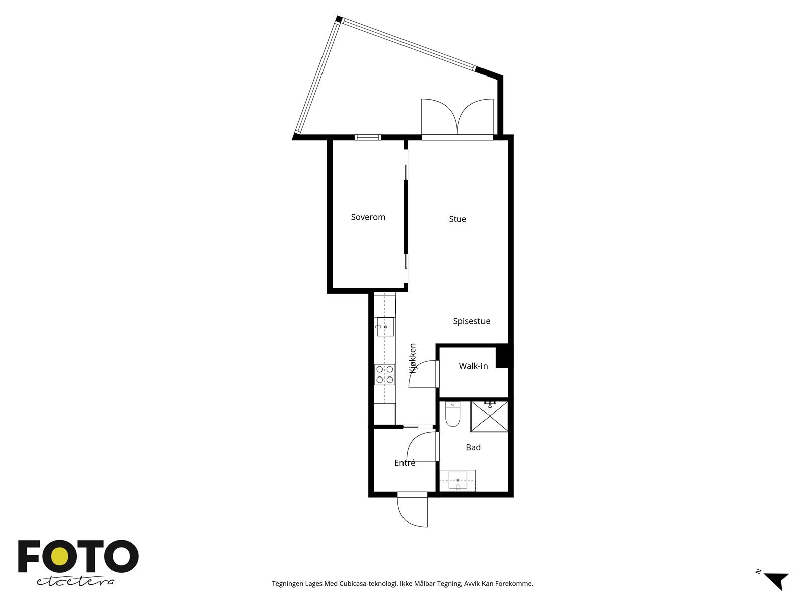 Veiledende plantegning - Ikke målbar Galleribilde