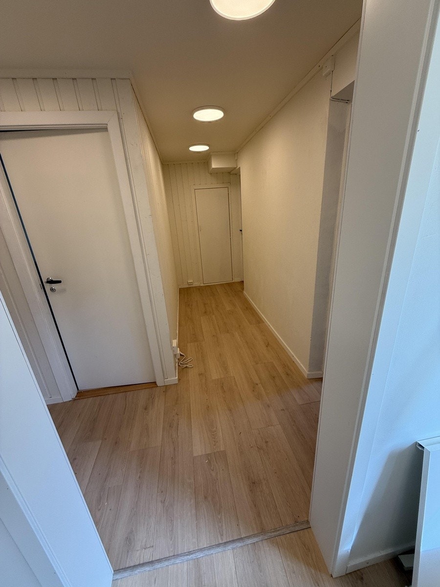 Gang sett mot bod/kott. Galleribilde
