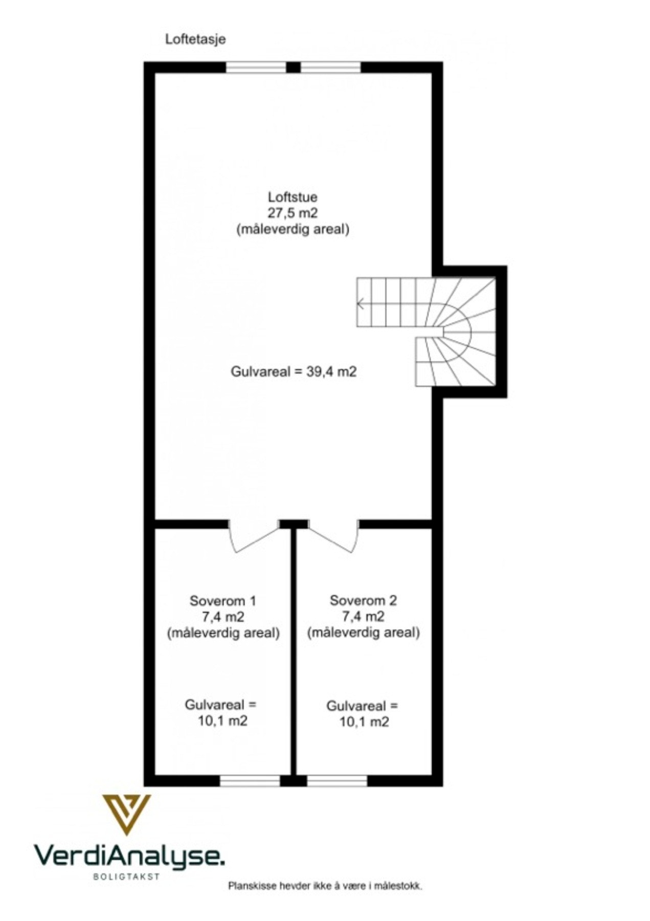 Planskisse. Galleribilde