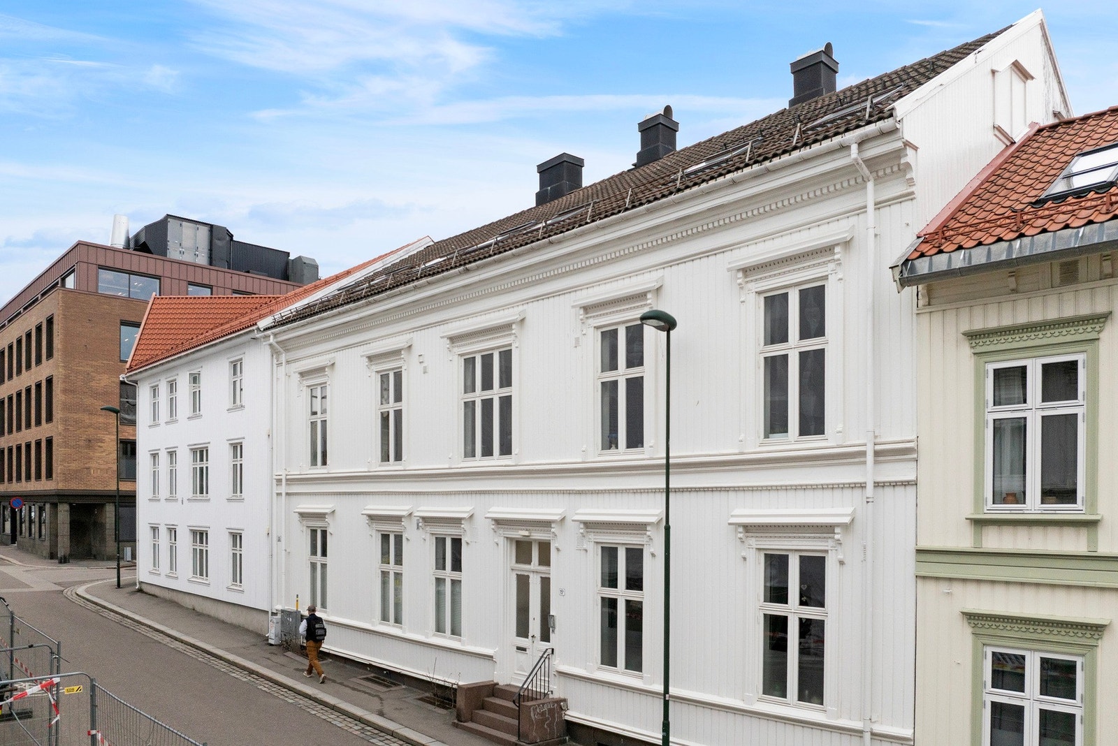 Historisk bygning sentralt i byen. Galleribilde