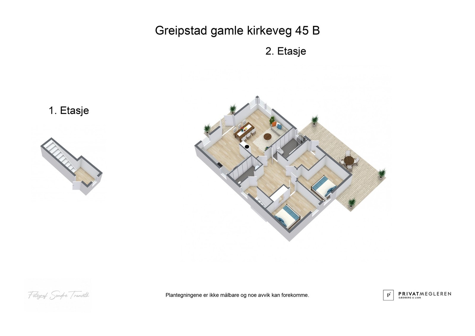 3d-tegning over boligen Galleribilde