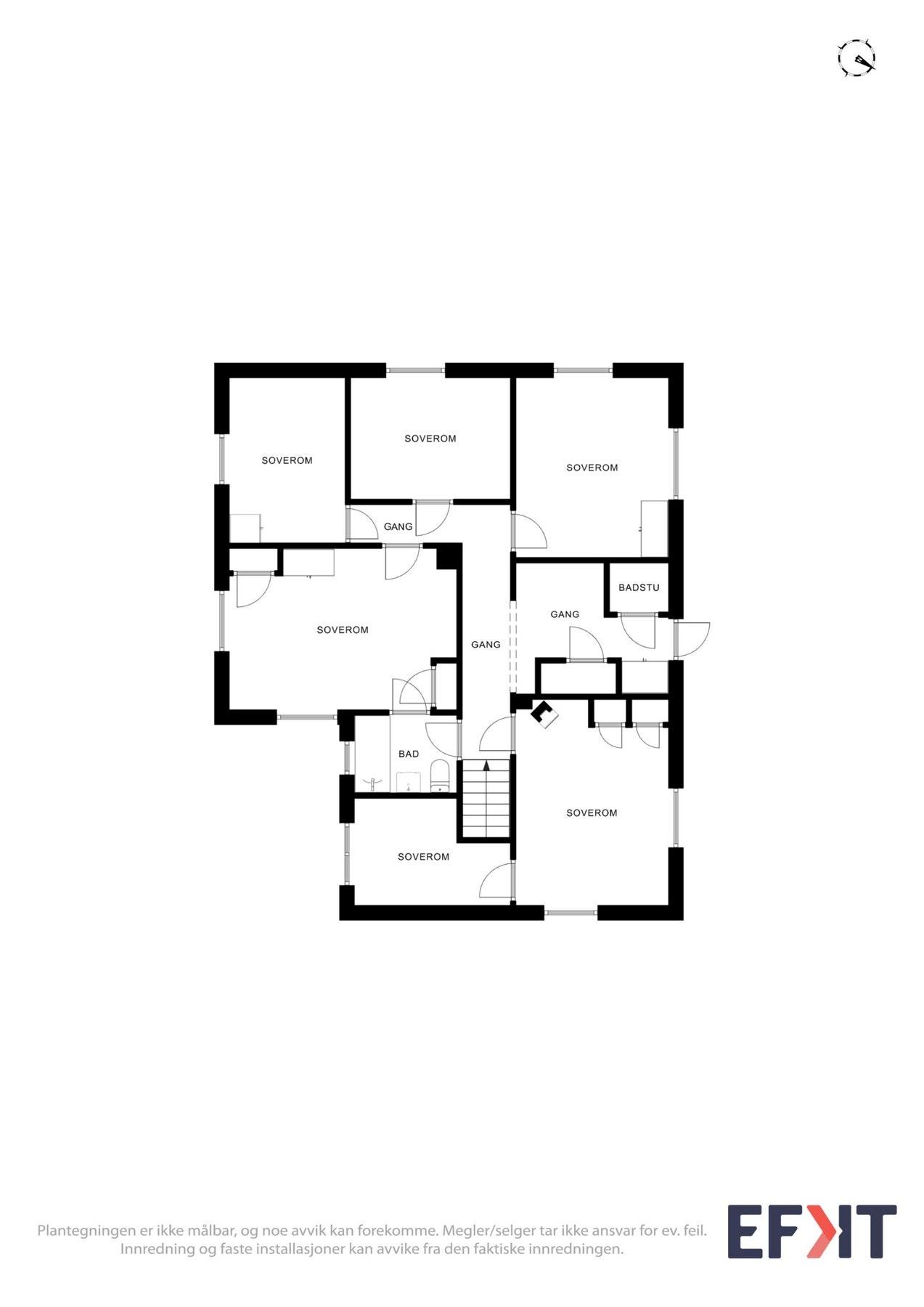Plantegning 2. etasje Galleribilde
