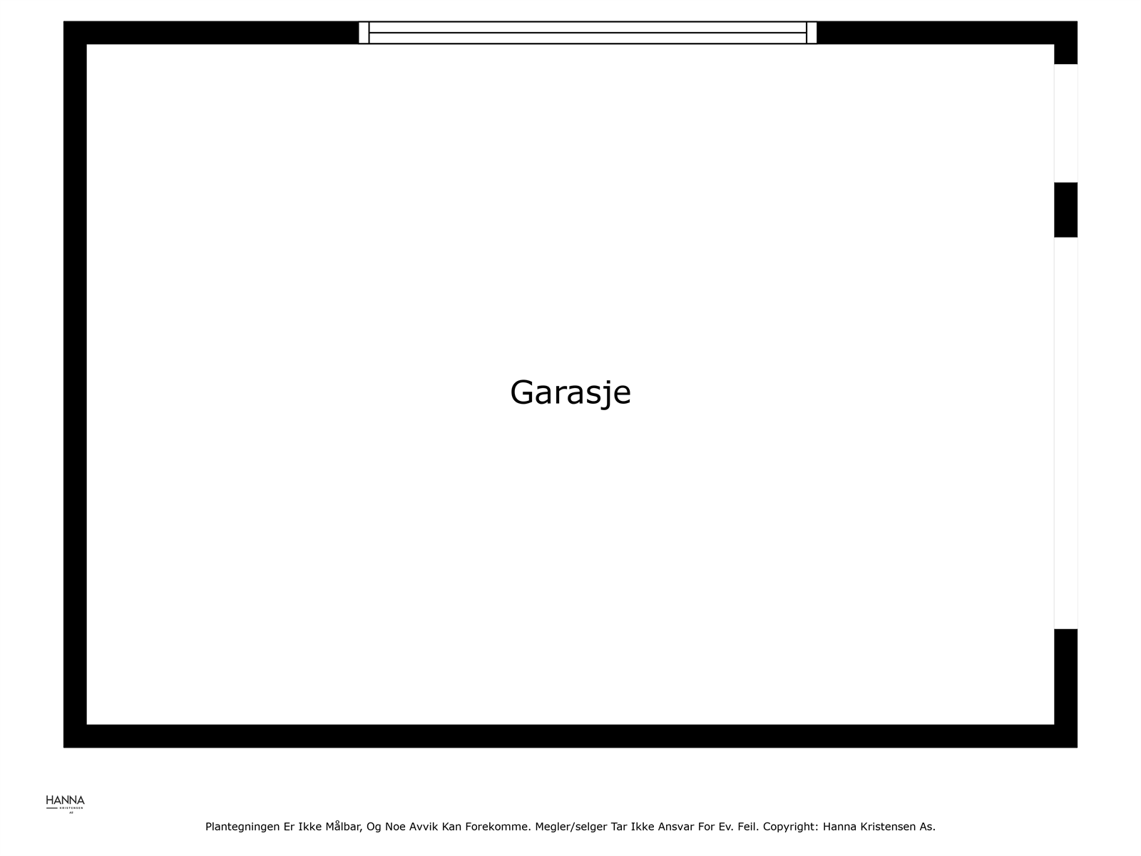 Plantegning garasje Galleribilde
