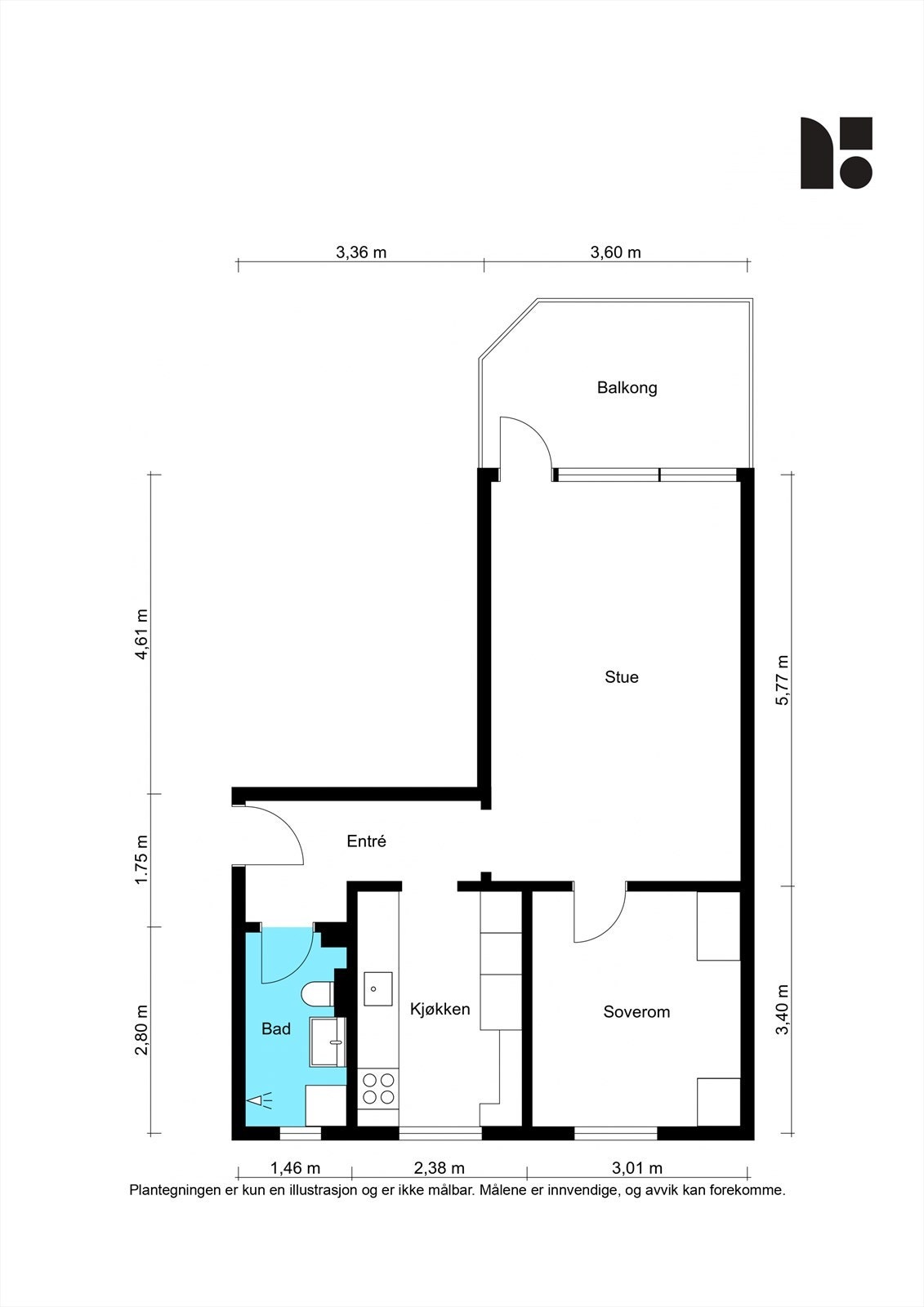 Plantegning Galleribilde