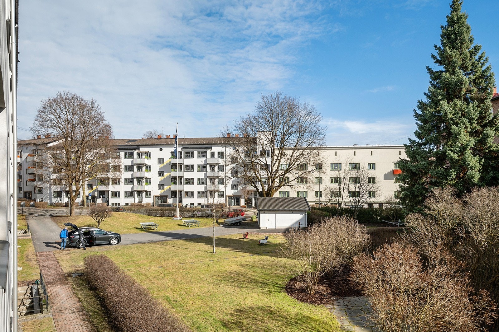 Bilde fra vindu på soverom. Galleribilde