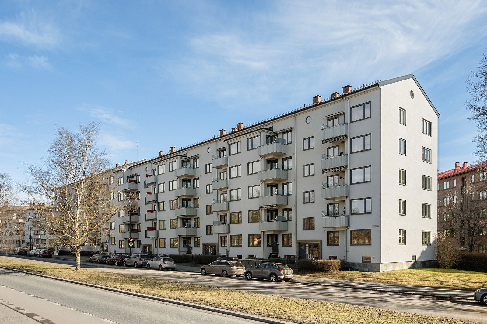 Byggets fasade. Galleribilde