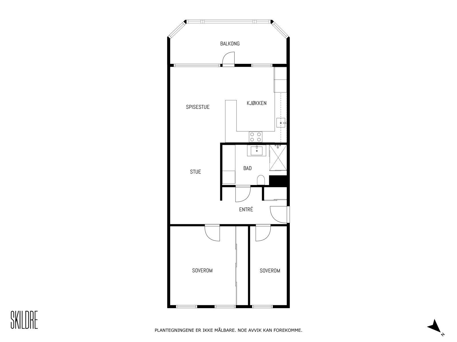 Plantegning Galleribilde