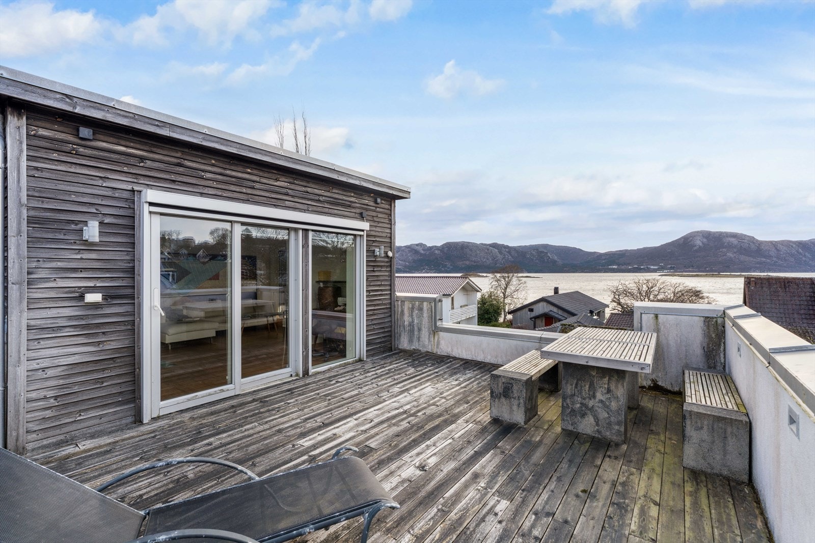 Stor takterrasse Galleribilde