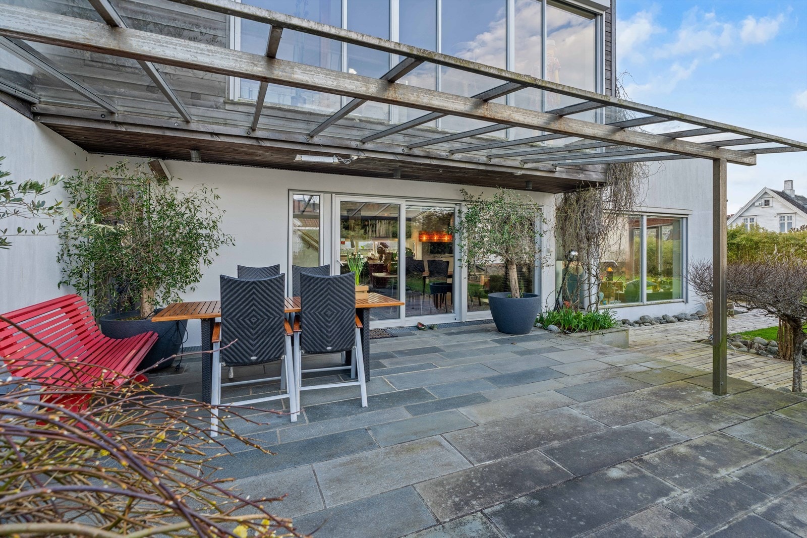 Skjermet terrasse Galleribilde
