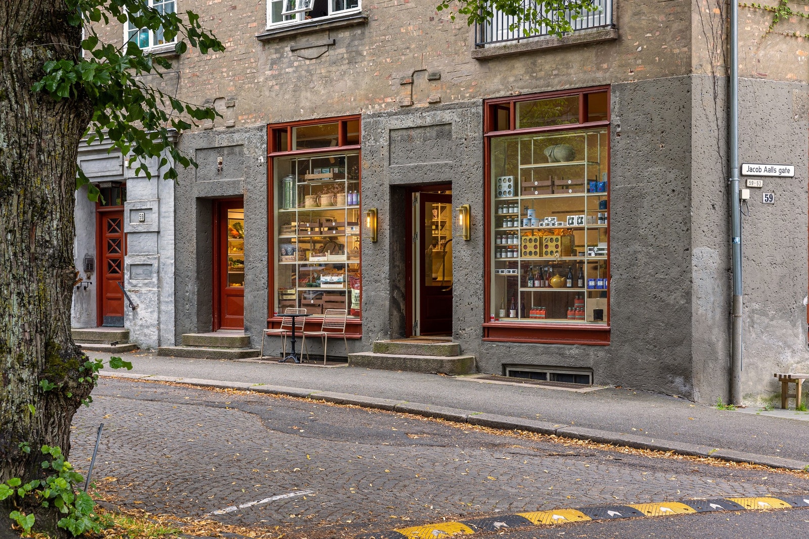 Den lokale spesialforretningen Havens Kolonial. Galleribilde
