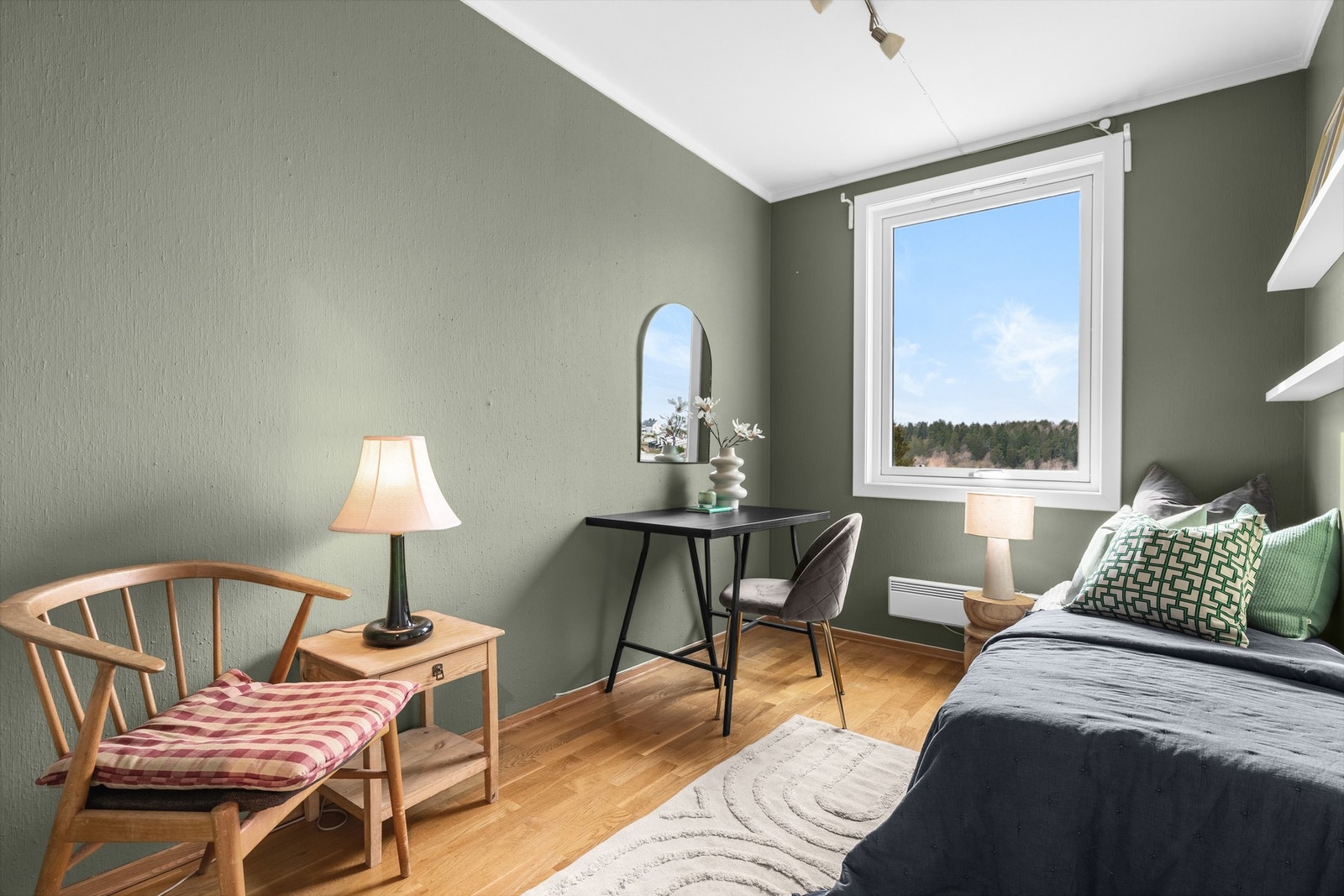 Soverom 2 og 3 passer godt som barne-/ungdomsrom, alt etter behov. Galleribilde
