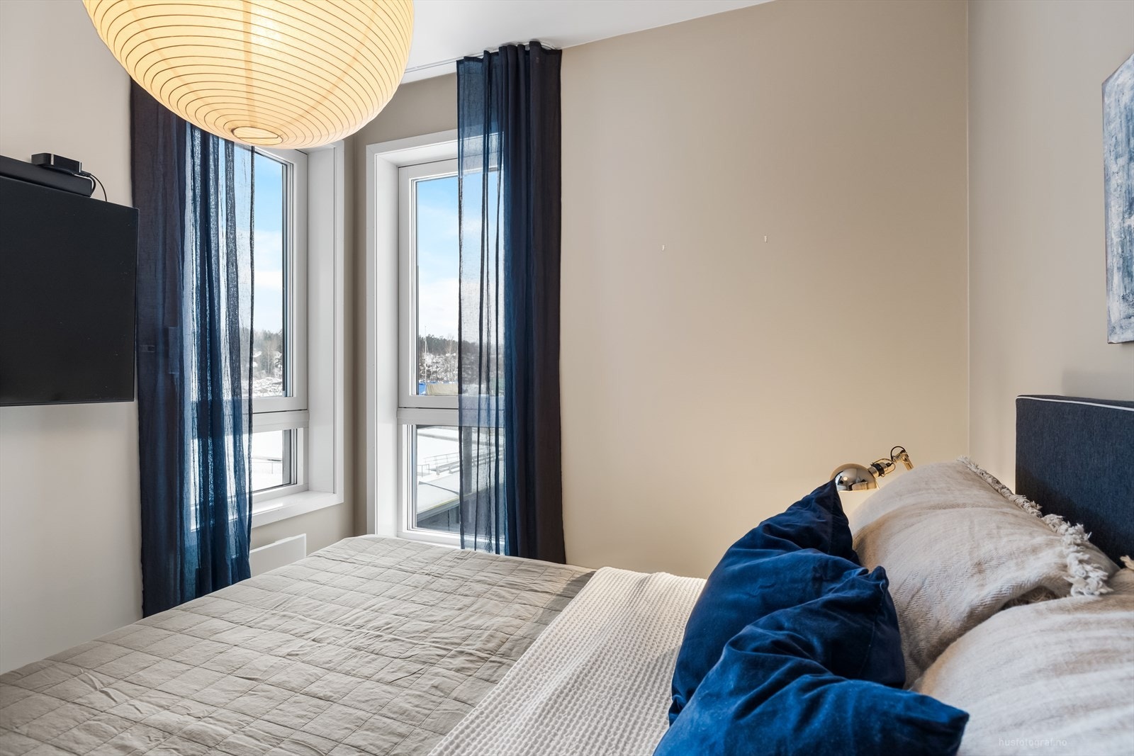 Her er det plass til dobbeltseng. Galleribilde