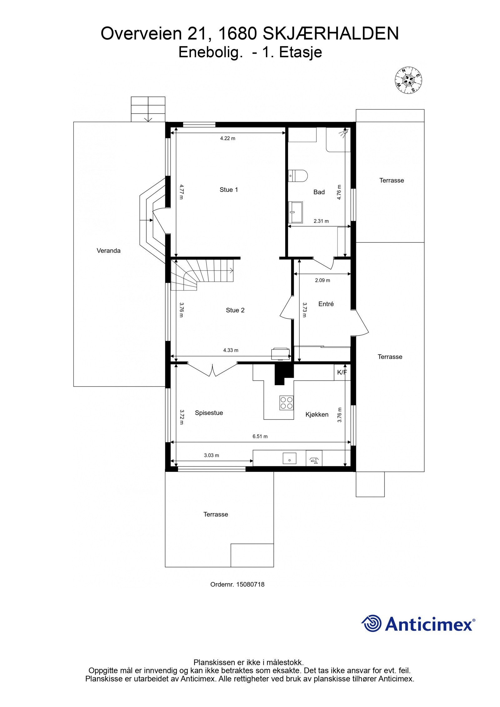 Plantegning Galleribilde