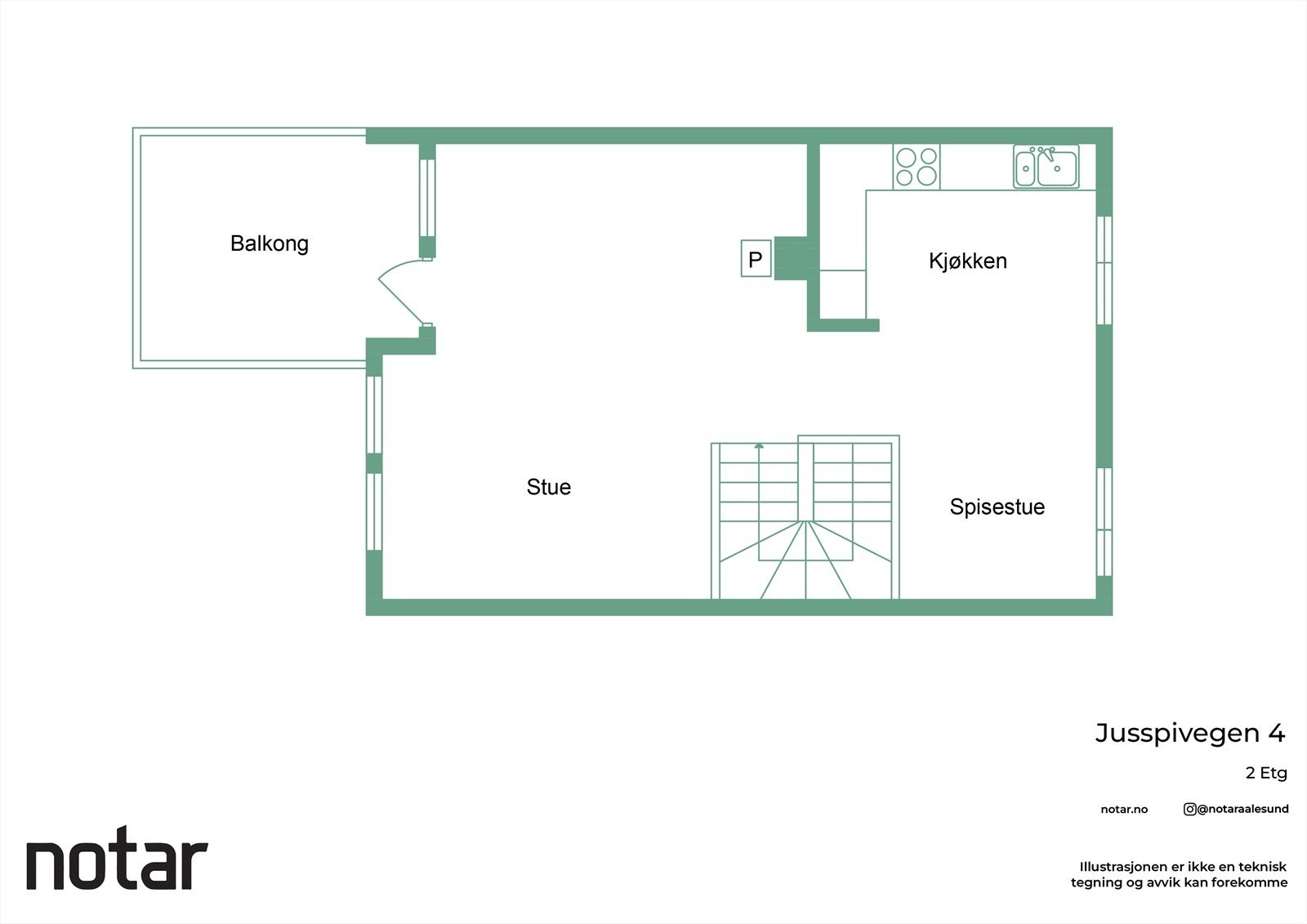 Plantegning i 2. etasje Galleribilde