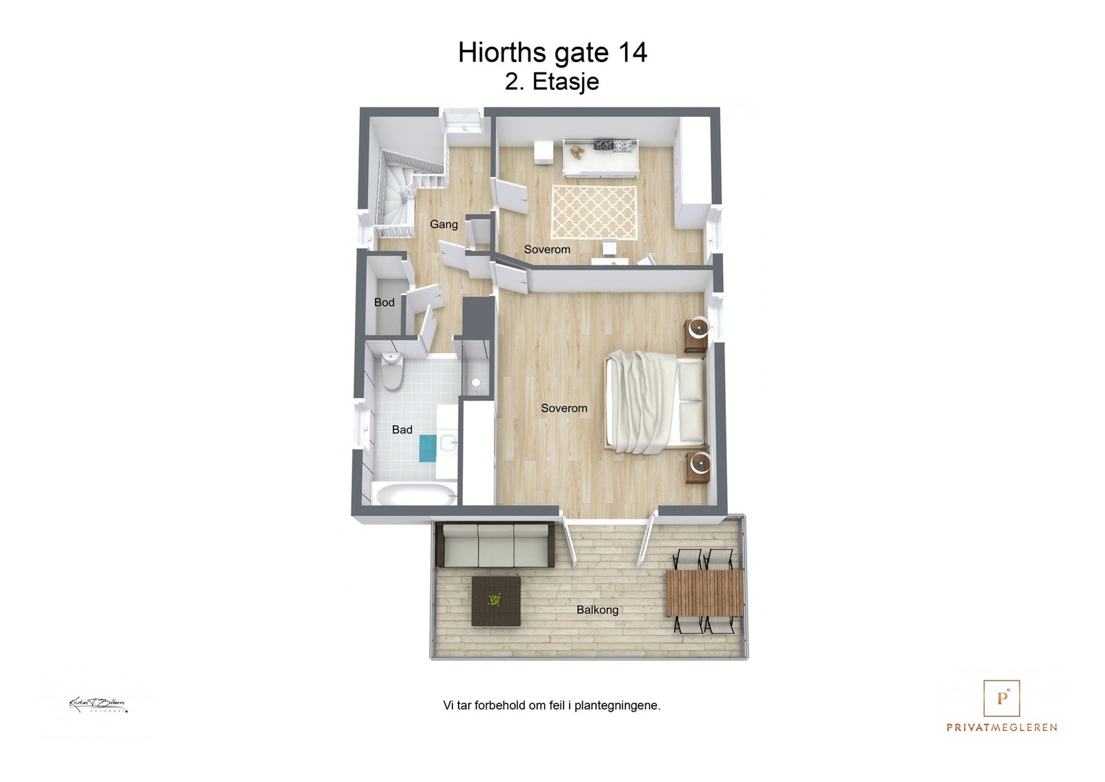 Plantegning 2. etasje Galleribilde
