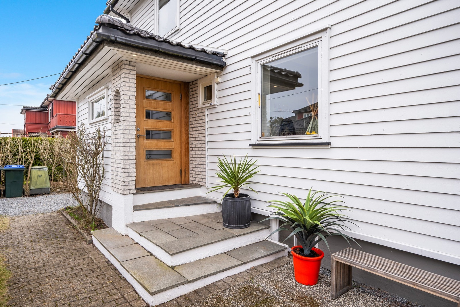 Hyggelig og innbydende inngangsparti Galleribilde