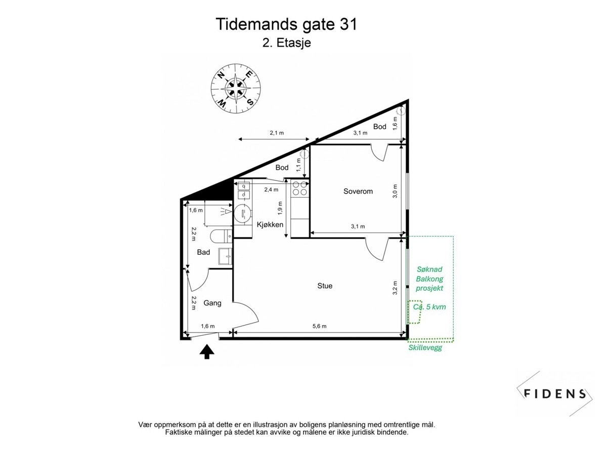 Plantegning Galleribilde