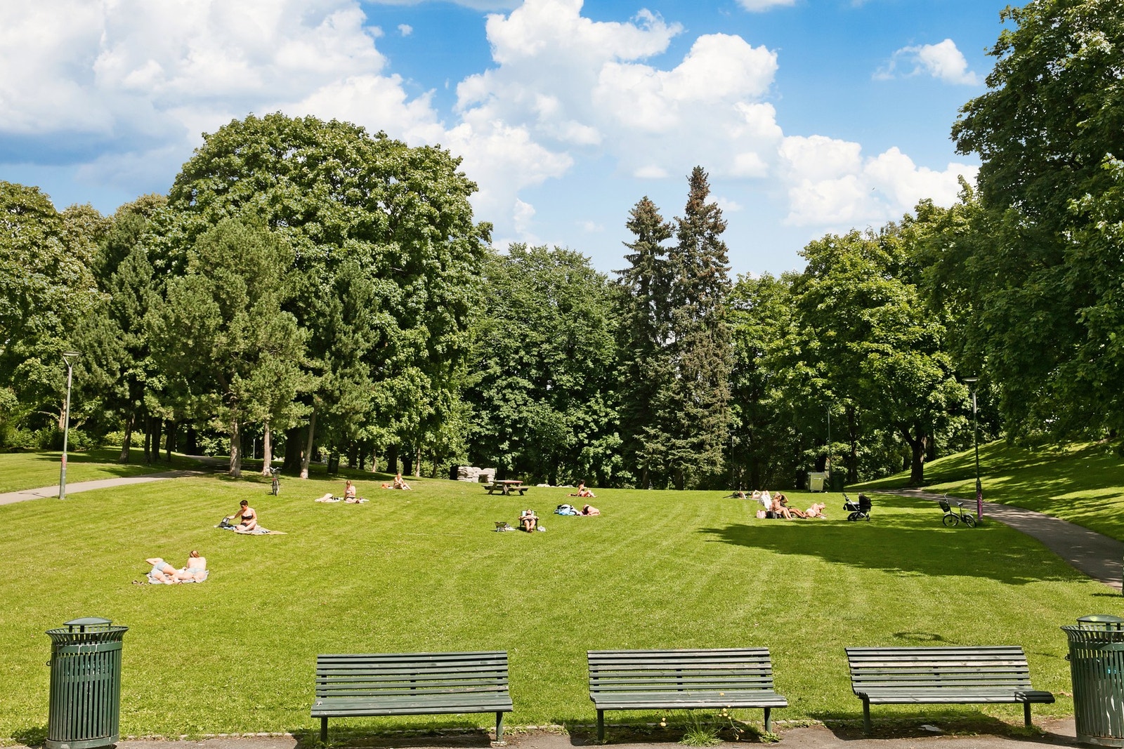 Ærverdige Bjølsenparken er bare noen minutter unna. Galleribilde