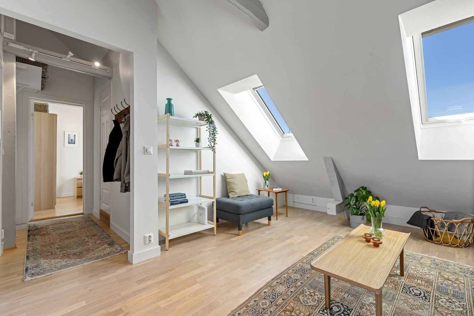 Leiligheten har et gulvareal på 42 m². Galleribilde
