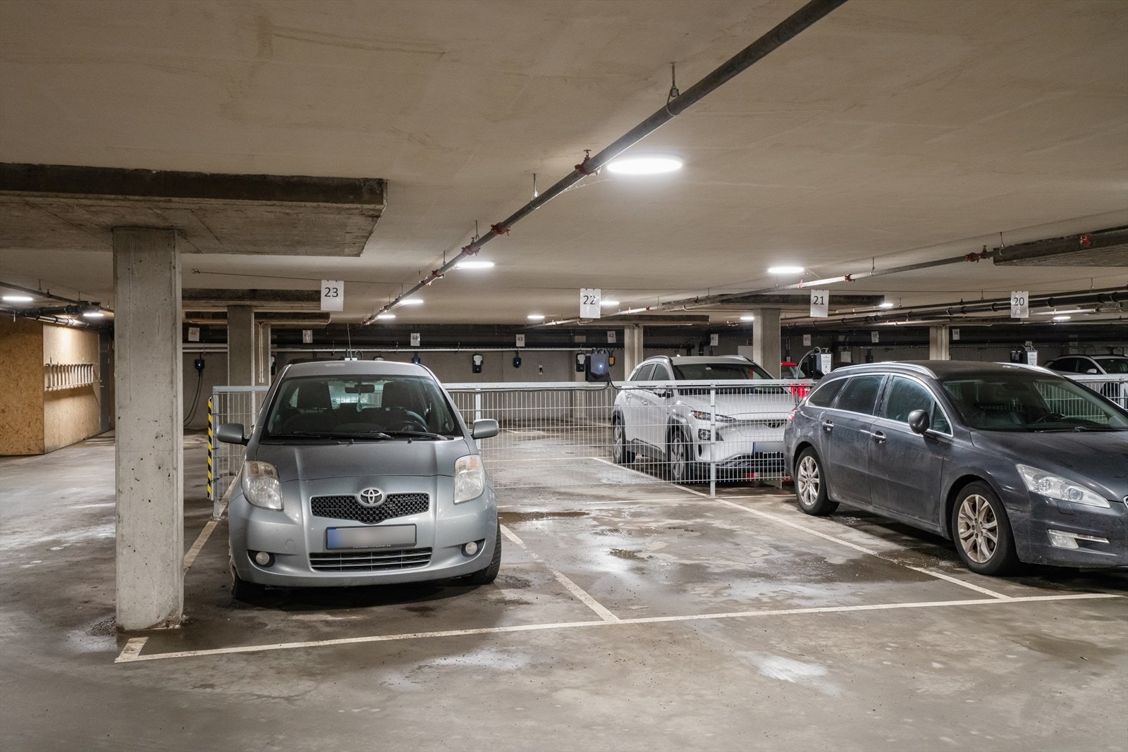 Leiligheten disponerer én fast plass i felles garasjekjeller. Galleribilde