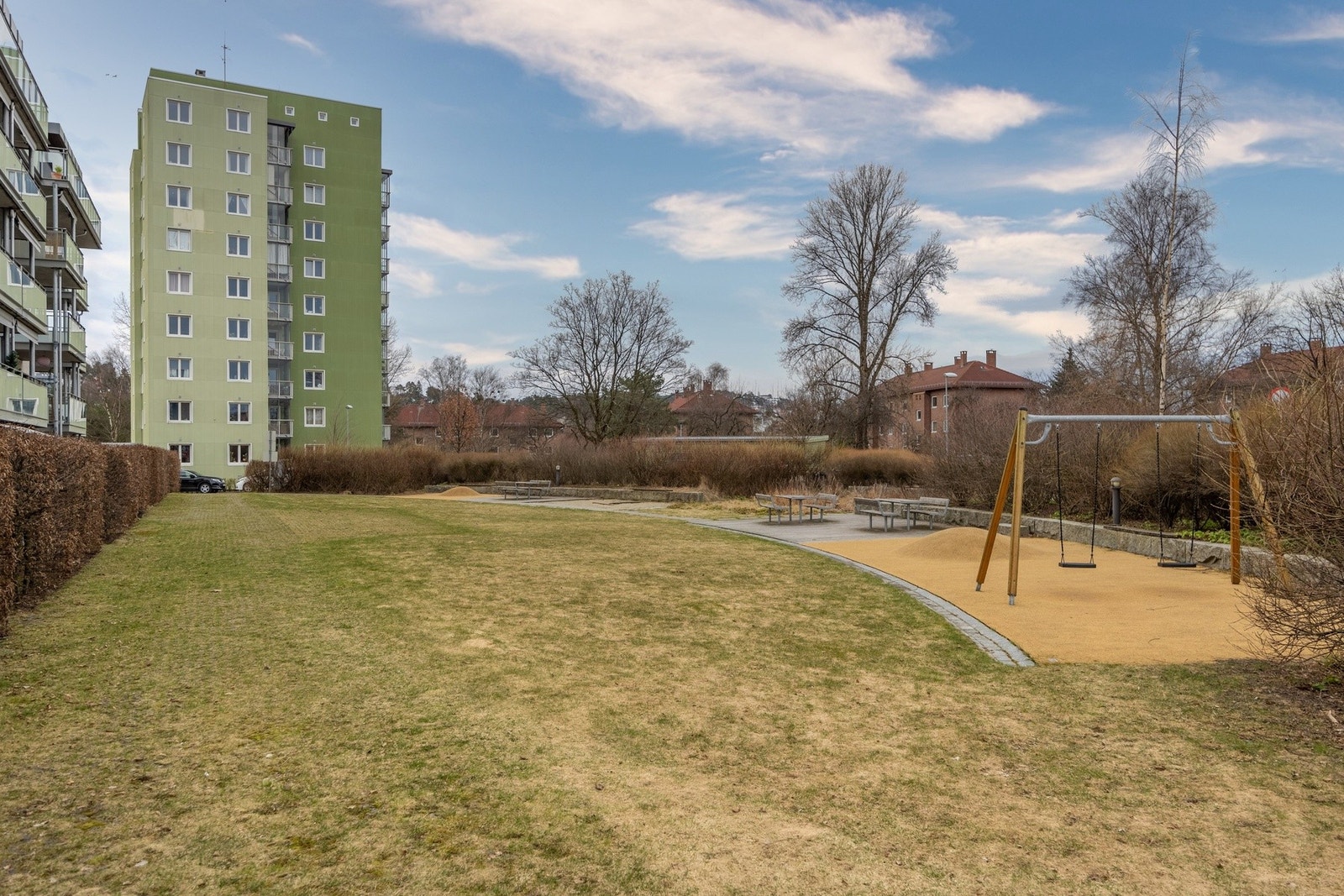 Perfekt for deg som søker godt med luftige, grønne arealer i rolige omgivelser. Galleribilde
