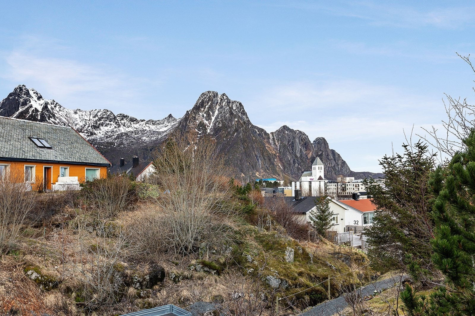 Utsikt fra terrasse Galleribilde