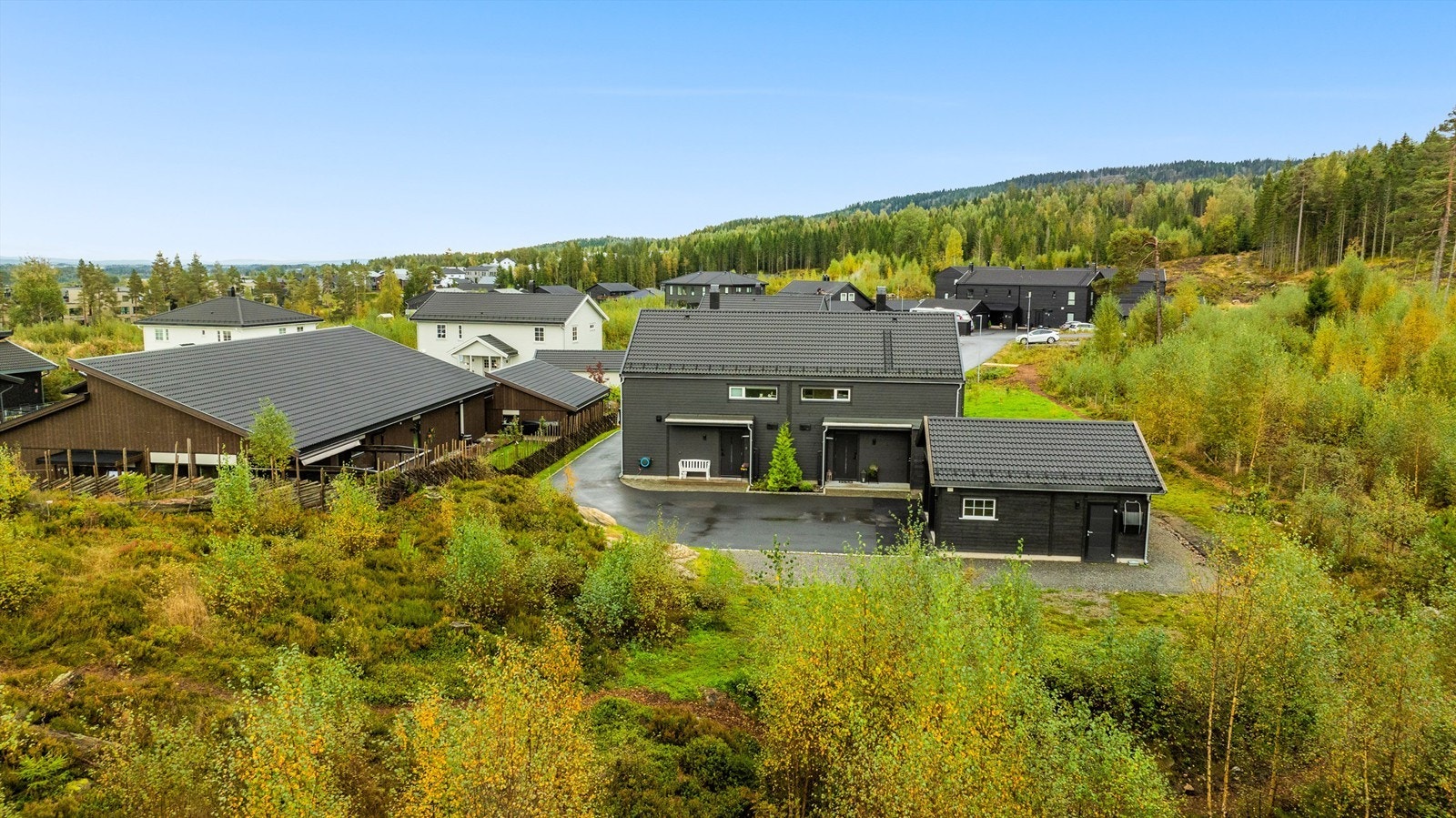 Umiddelbar nærhet til flotte rekreasjonsområder, og til velforeningens gapahuk som fritt kan benyttes. Galleribilde