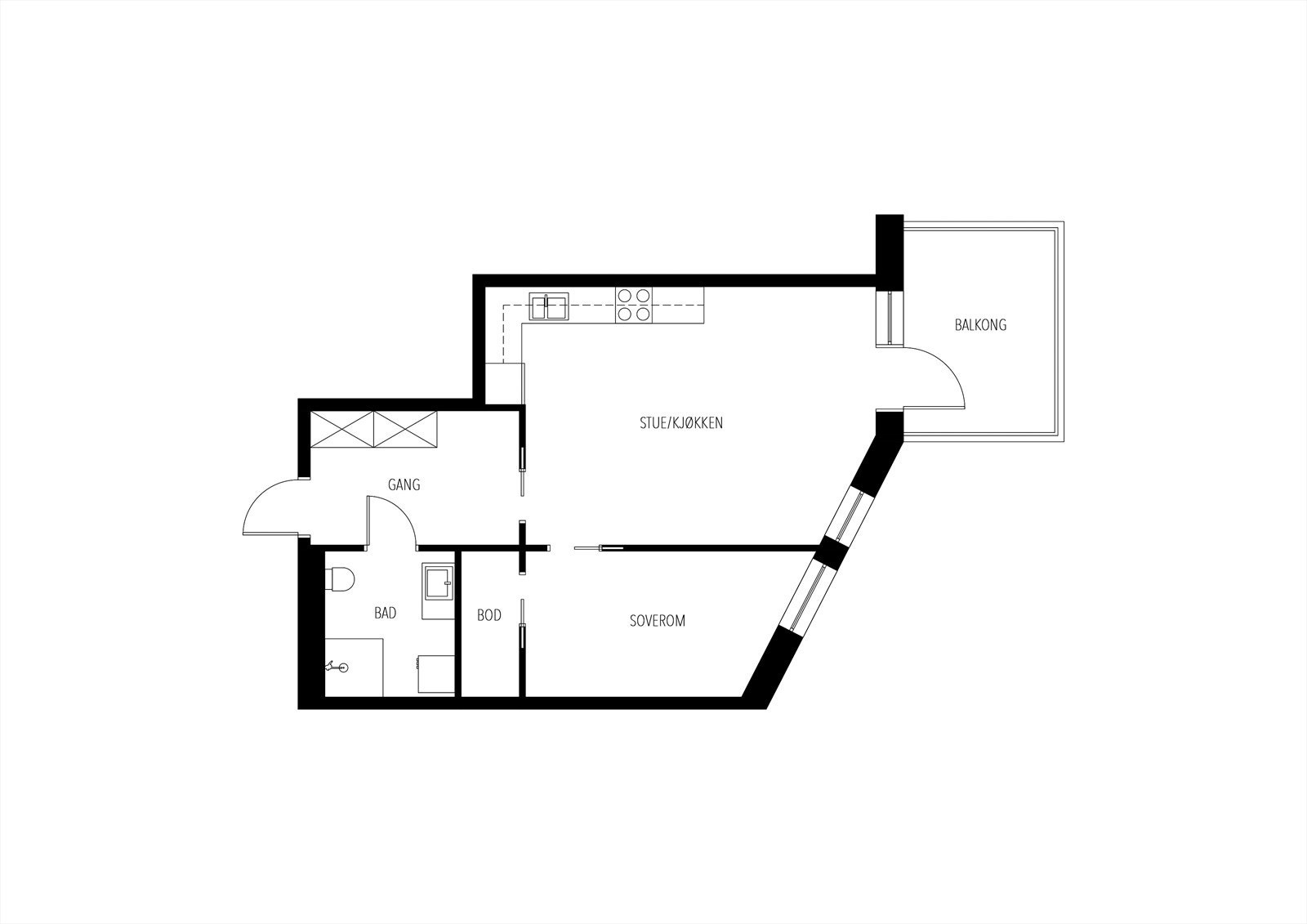 Plantegning 4.etasje Galleribilde
