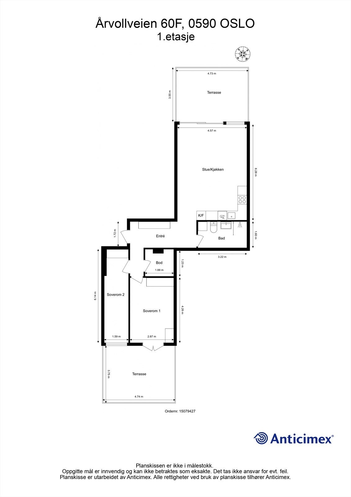 Plantegning Galleribilde