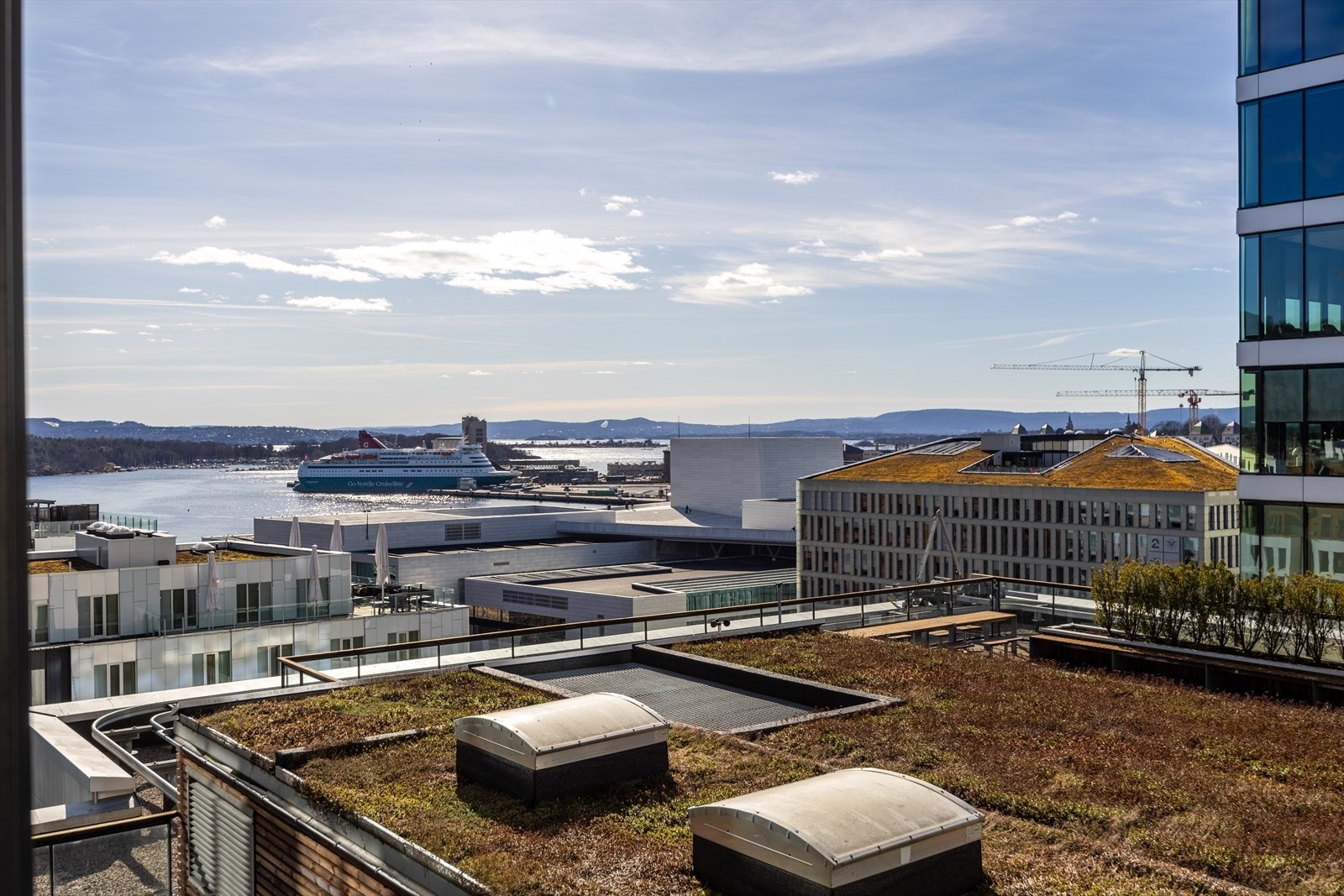 Nydelig sjøutsikt fra balkongen Galleribilde