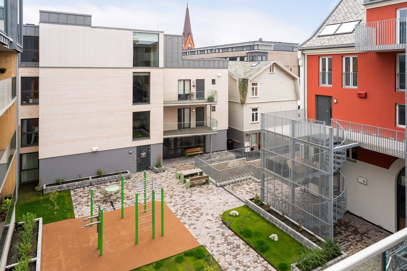 En grønn og skjermet lunge midt i byen. Galleribilde