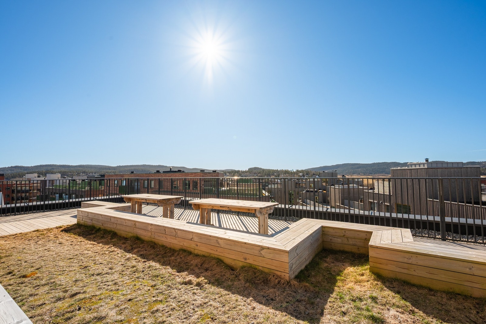 Felles takterrasse for beboere. Galleribilde