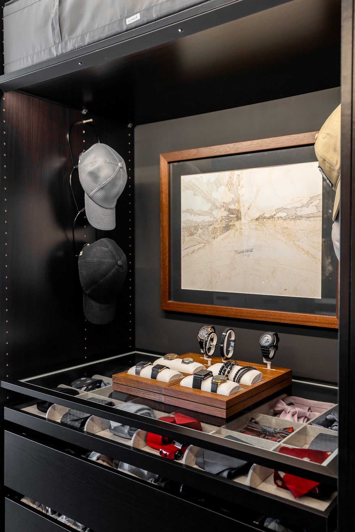 Walk-in garderobe Galleribilde