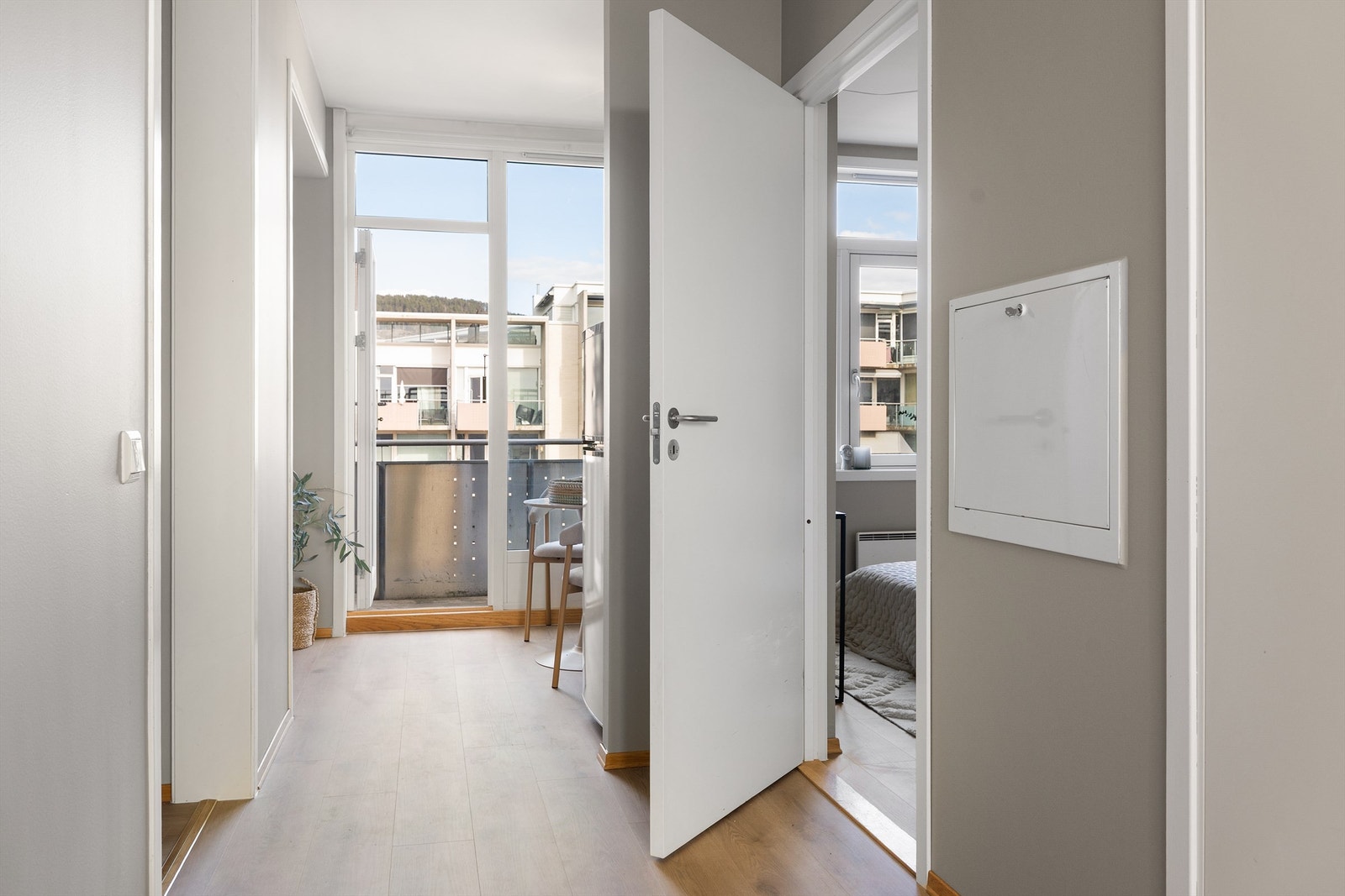 Leiligheten inneholder to soverom. Galleribilde