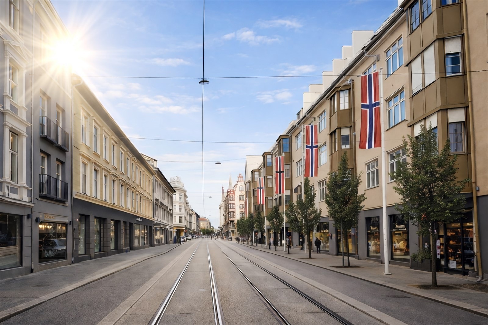 Området har svært gode kollektivforbindelser med trikk, T-bane og buss kun få meter fra leiligheten, og det er enkelt å komme seg effektivt rundt i hele Oslo Galleribilde