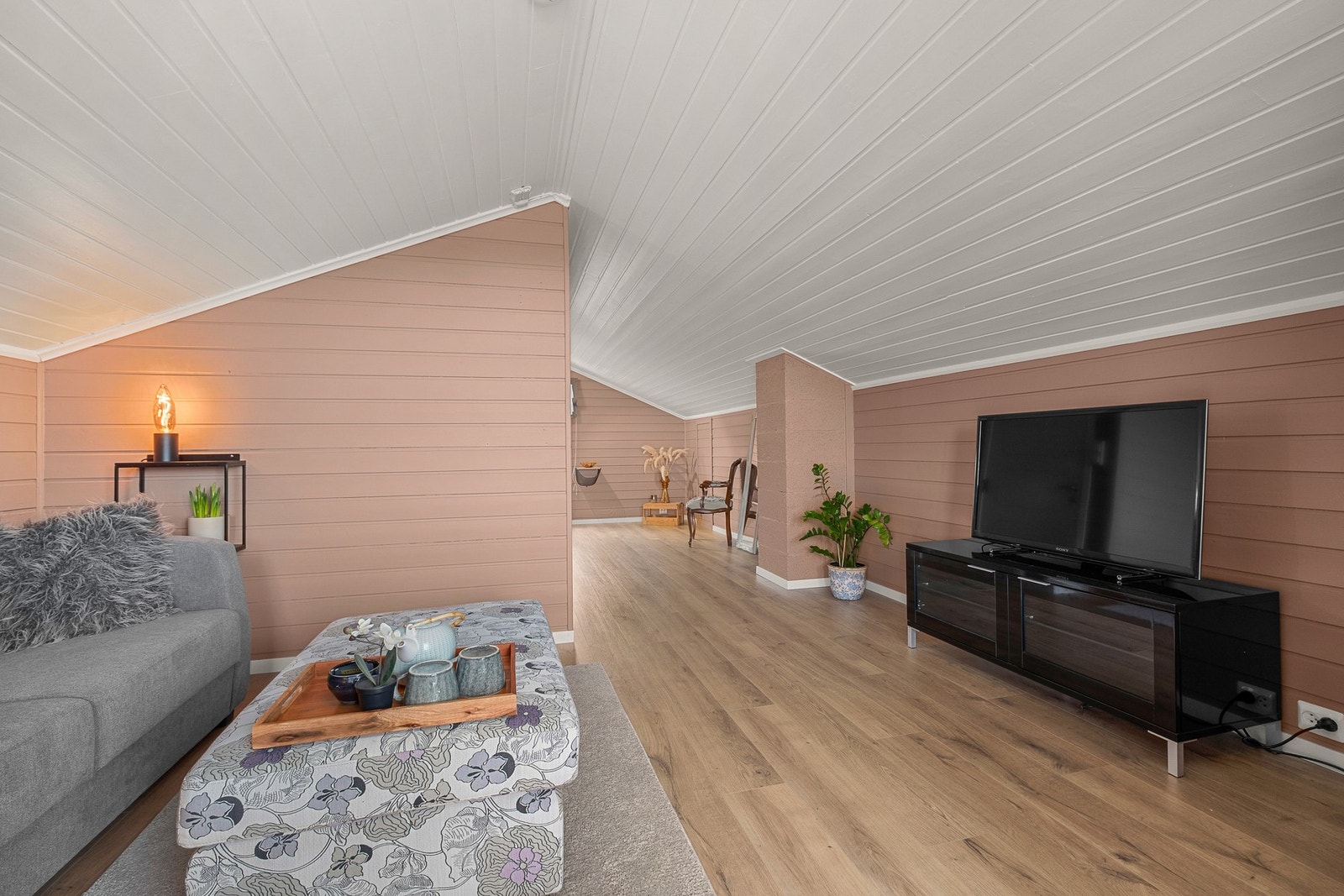 Loftstue. Rommet er ikke byggemeldt og godkjent. Galleribilde