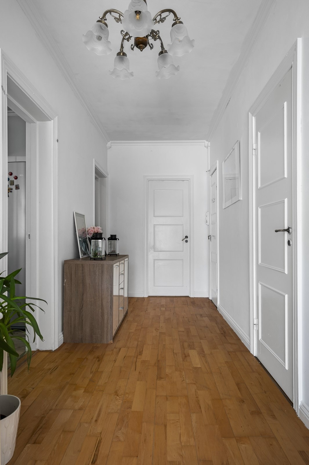 Entrèen fører deg videre til gangen. Herfra er det direkte tilgang til alle andre rom. Galleribilde