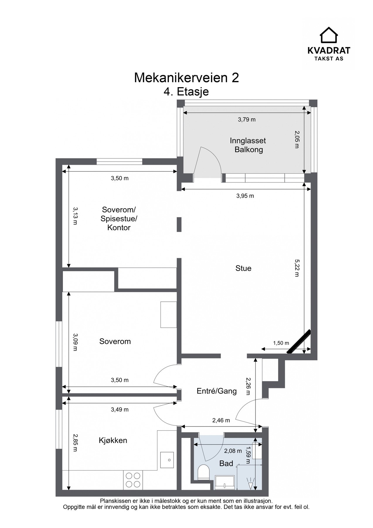 Planskisse. Galleribilde