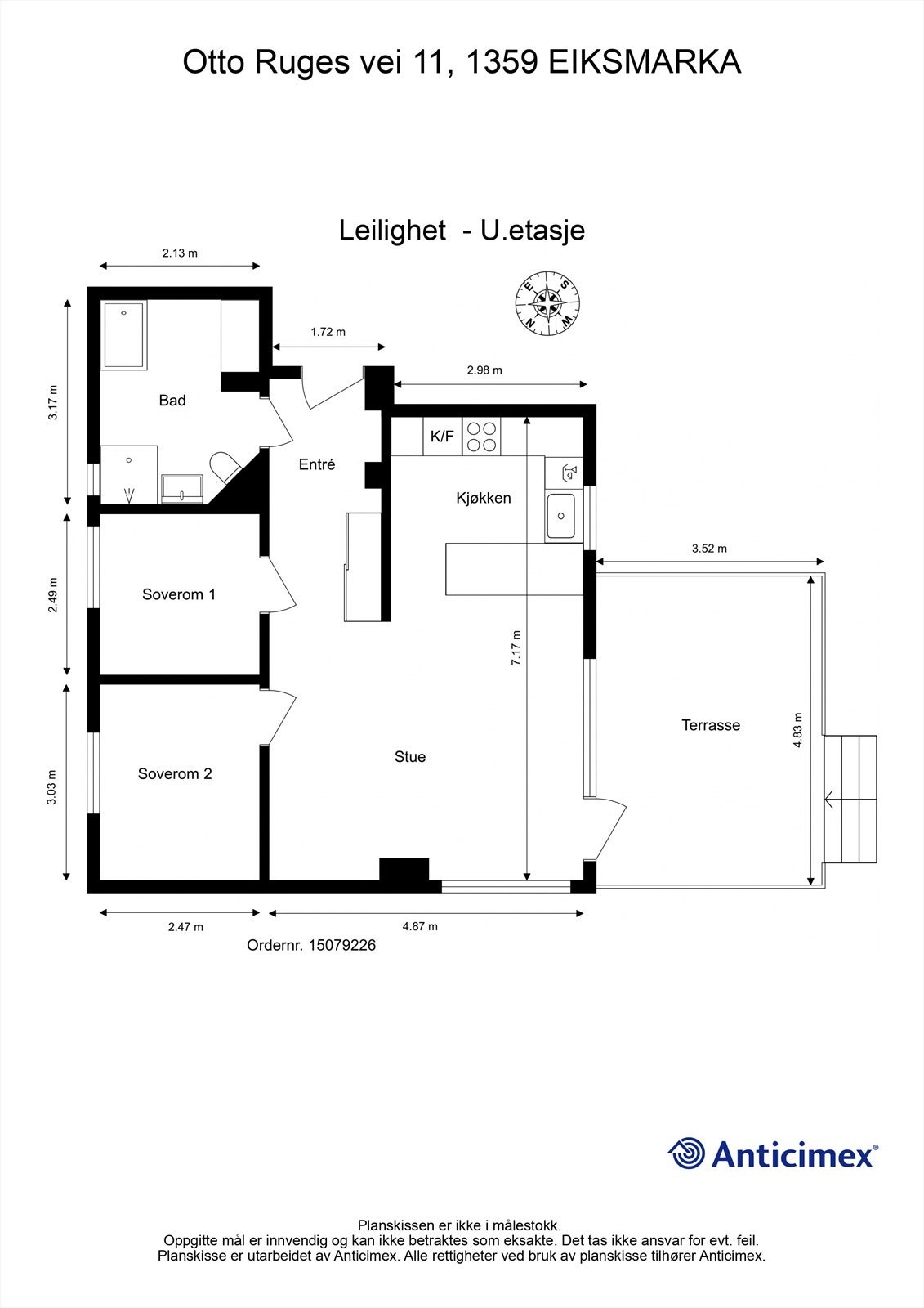 Plantegning Galleribilde