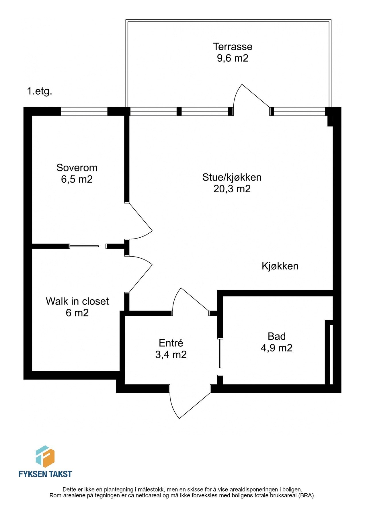 Planskisse. Galleribilde