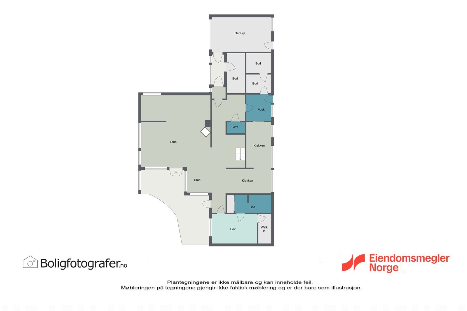 Plantegning 1.etasje Galleribilde