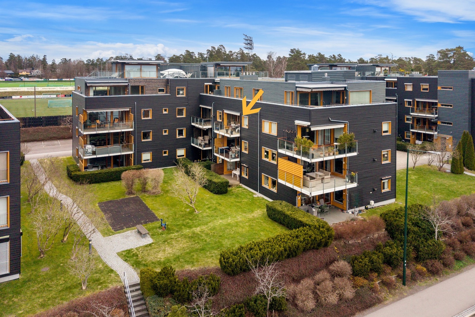 Velkommen til populære Solvang Terrasse og denne herlige leiligheten i Trudvangveien 61 Galleribilde