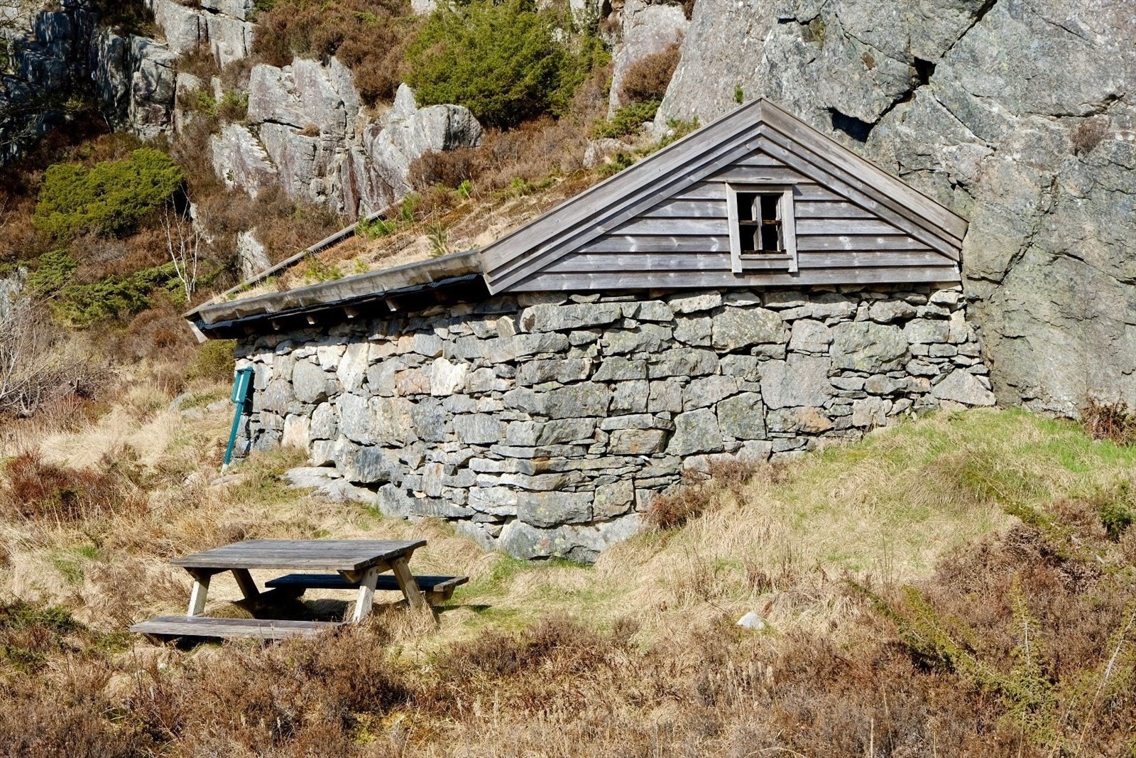 Sommerfjøs i utmarken ligger et ellers flott turterreng. Galleribilde