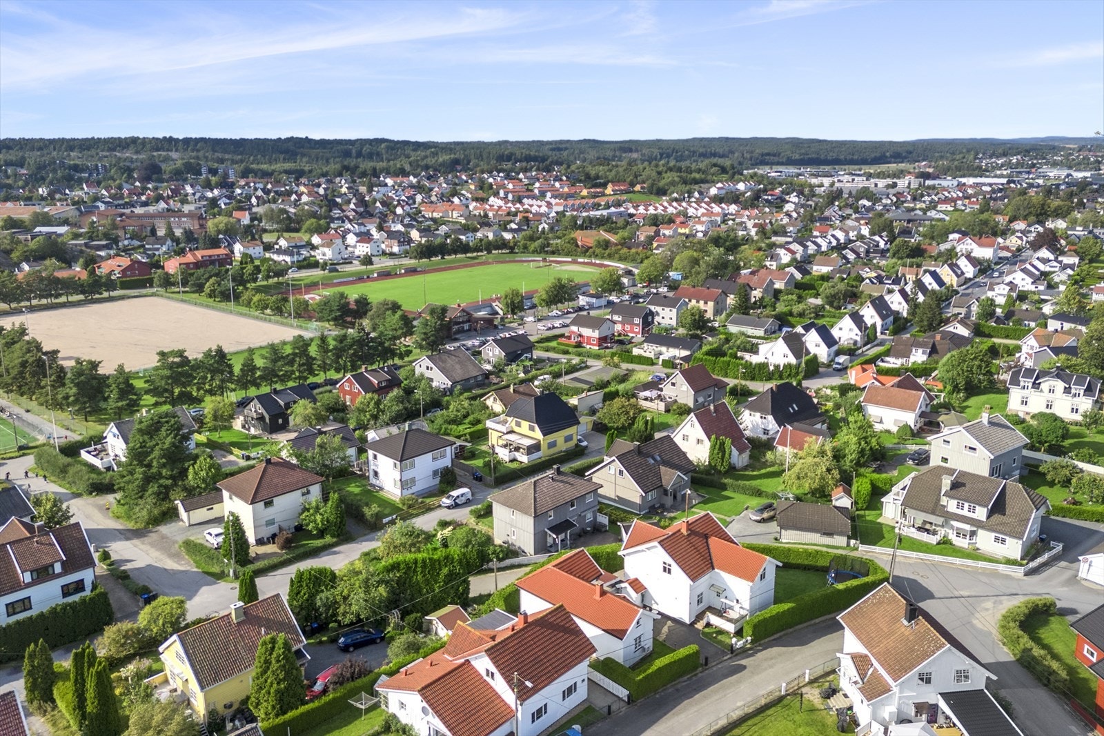Dronefoto Galleribilde