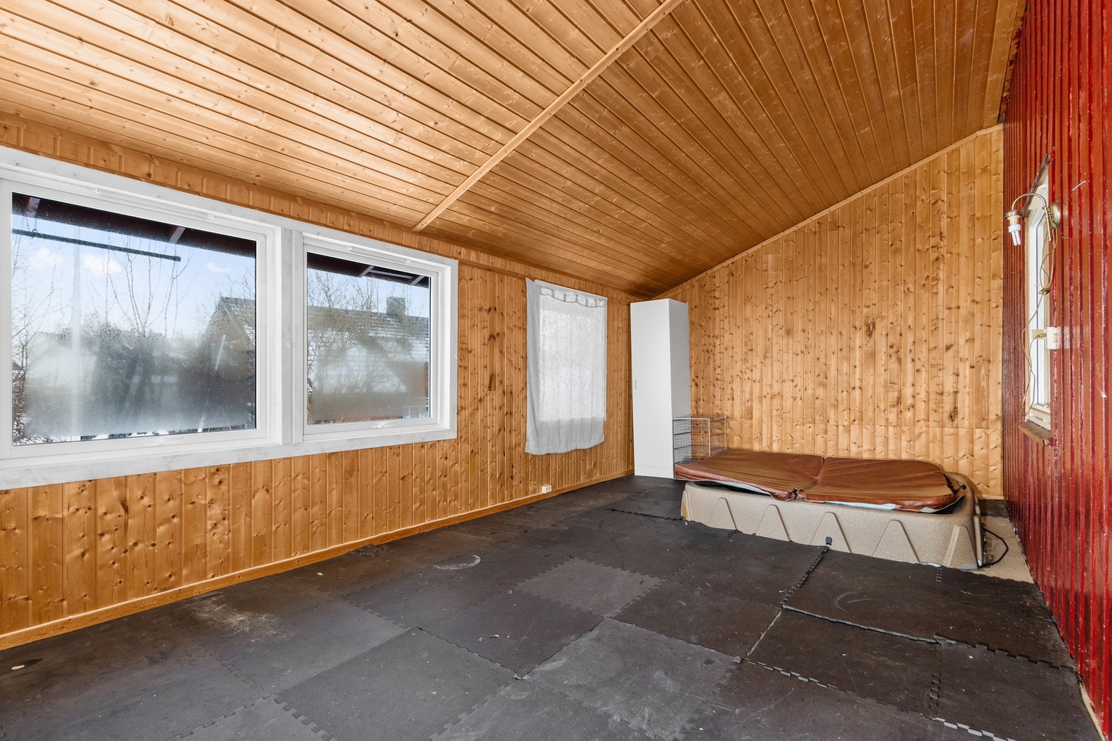 Overbygd veranda. Galleribilde