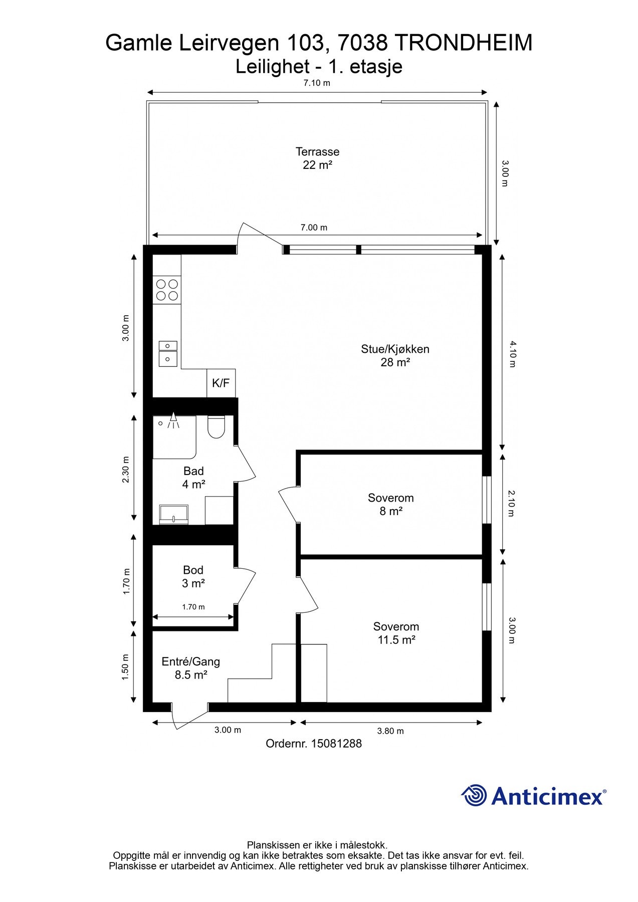 Plantegning - 1. etasje Galleribilde